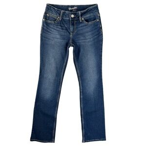 Wrangler Retro Mae Denim Mid Rise Bootcut Jeans Womens 5/6 x 36